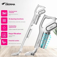 Deerma DX700 Handheld Mini Vacuum Cleaner High Power Quiet Ideal For Home Use Small And Compact Motorcycle Electronic Accessory