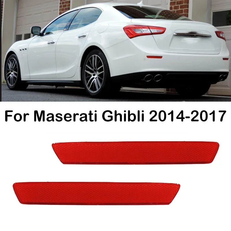 New! New！ For Maserati Ghibli 2014 2015 2016 2017 Rear Bumper Reflector Warning Light Reverse Stop Brake Light Lamp 675000321 67