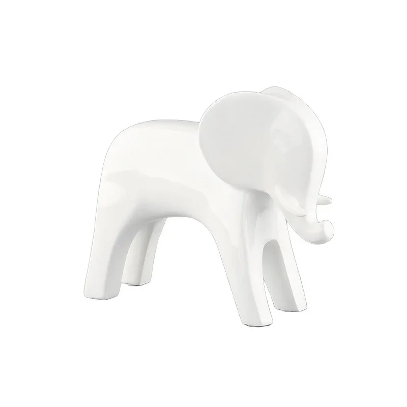Modern minimalist animal resin handicraft ornament wholesale living room bedroom desktop home soft decoration gift