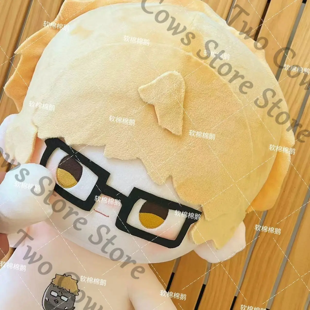 

Kei Tsukishima колеги Dress-up Naked 40 см хлопковая кукла милые игрушки аниме Haikyuu!! Квадратический элемент ambitus сопровождающий Buddy