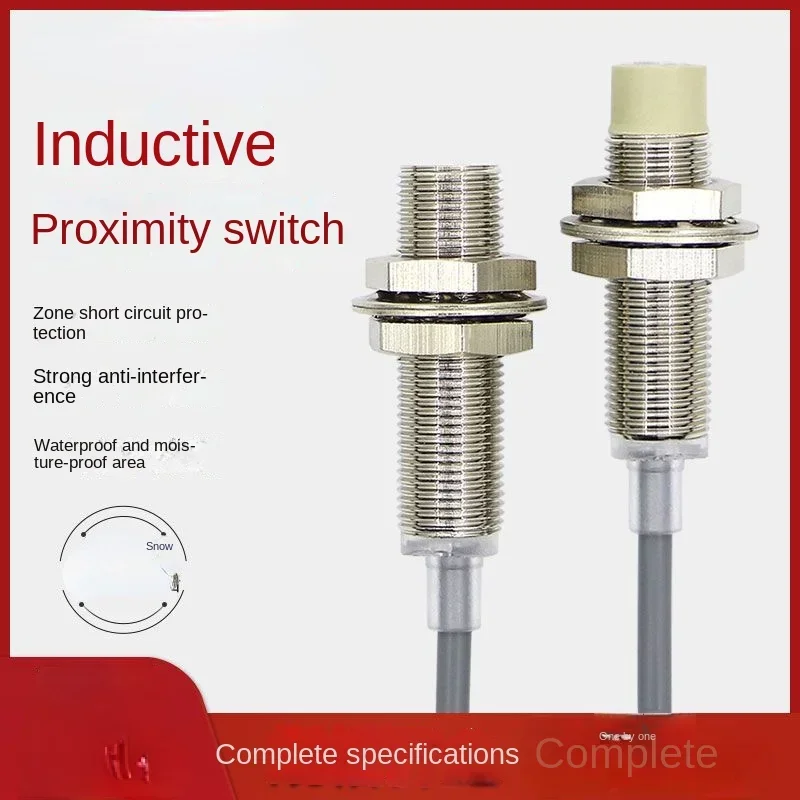 M12 Metal Proximity Switch TR12-4DNPN Two Two Two Three-Wire Sensor 220pnp Normally Open Closed 24V