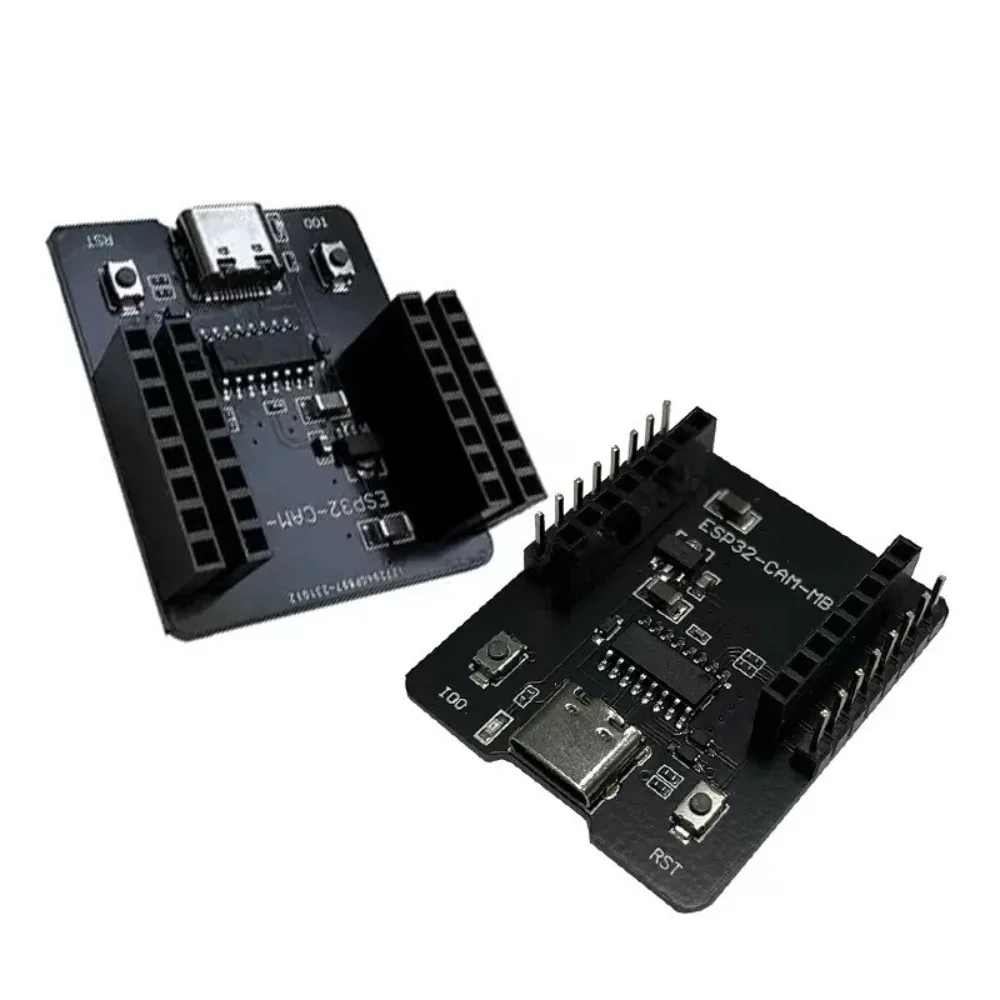 ESP32 CAM Development Board Breakout Adapter with Serial Port Programmer and Extended GPIO Pin Headers for OV2640 Camera Module