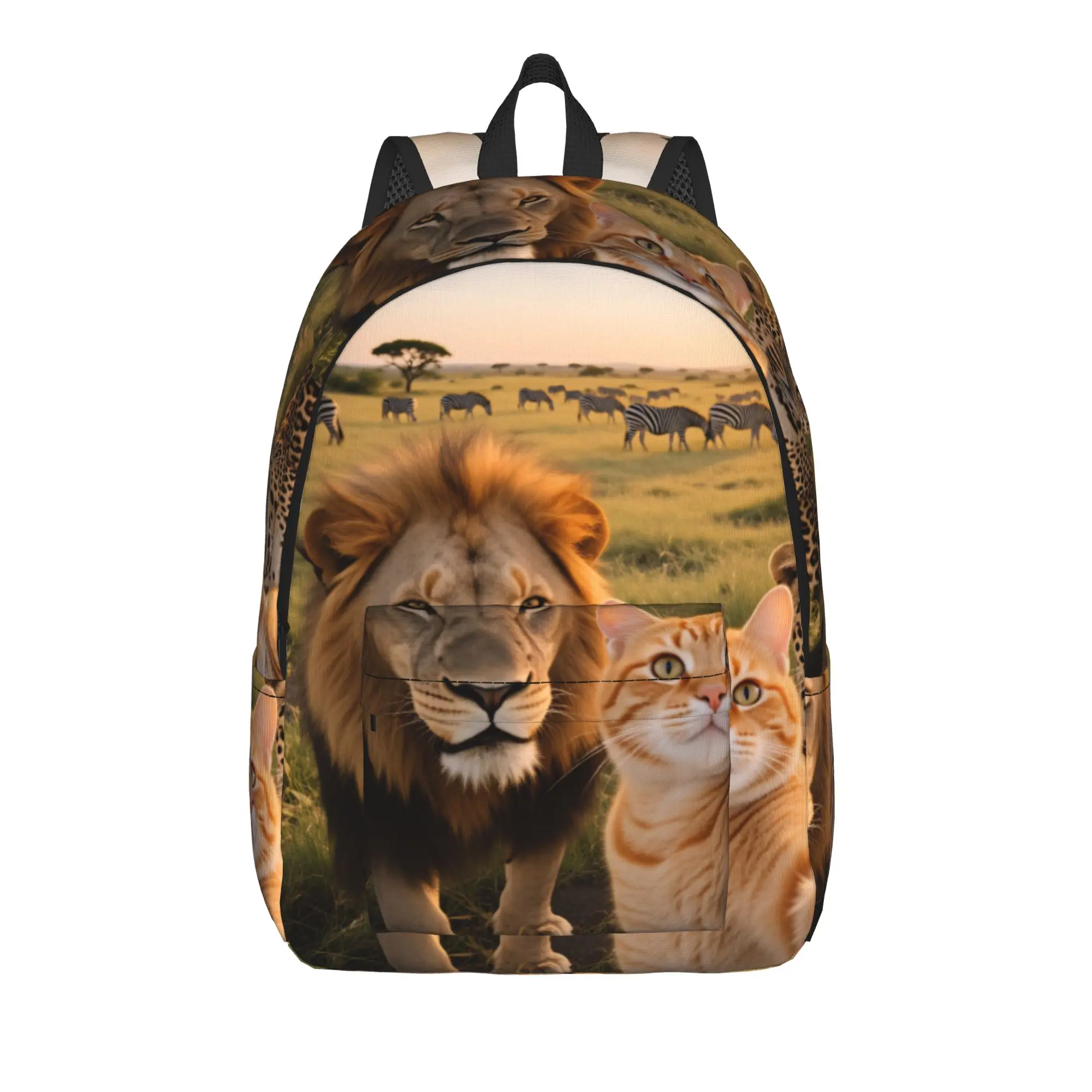 Christmas Kittens Backpack  Travel Backpacks Unisex Colorful Soft High School Bags Cool Rucksack