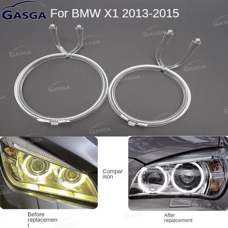 

Для BMW X1 E84 2013-2015 Автомобильный DRL Направляющая пластина Световодящая трубка Фара Дневные ходовые огни Направляющая Angel Eye