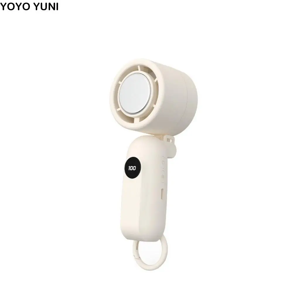 

Semiconductor Refrigeration Mini Handheld Fan LED Display High-speed Small Electric Fan Low Noise Rechargeable