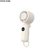 Semiconductor Refrigeration Mini Handheld Fan LED Display High-speed Small Electric Fan Low Noise Rechargeable