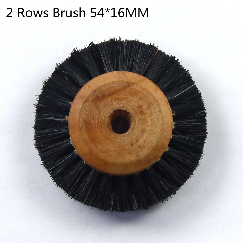 DTP-6C Size 54*16MM Dental Polishing Wheel Brush Converging 2 Rows Chungking Bristle Polisher To Finish Moulds Plaster Acrylic