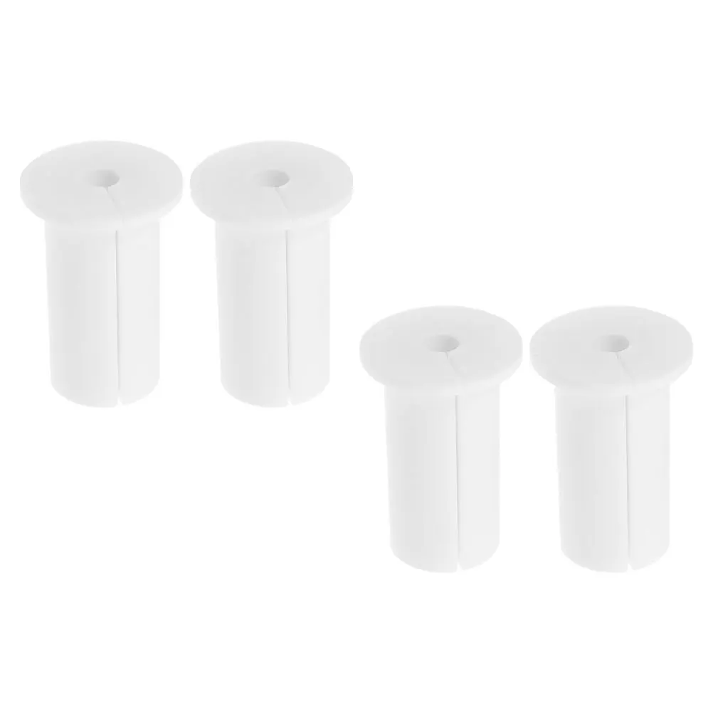 

4 Pcs Silicone Case Cables Grommet Wall Household Grommets Protector Silica Gel Bushing Snap