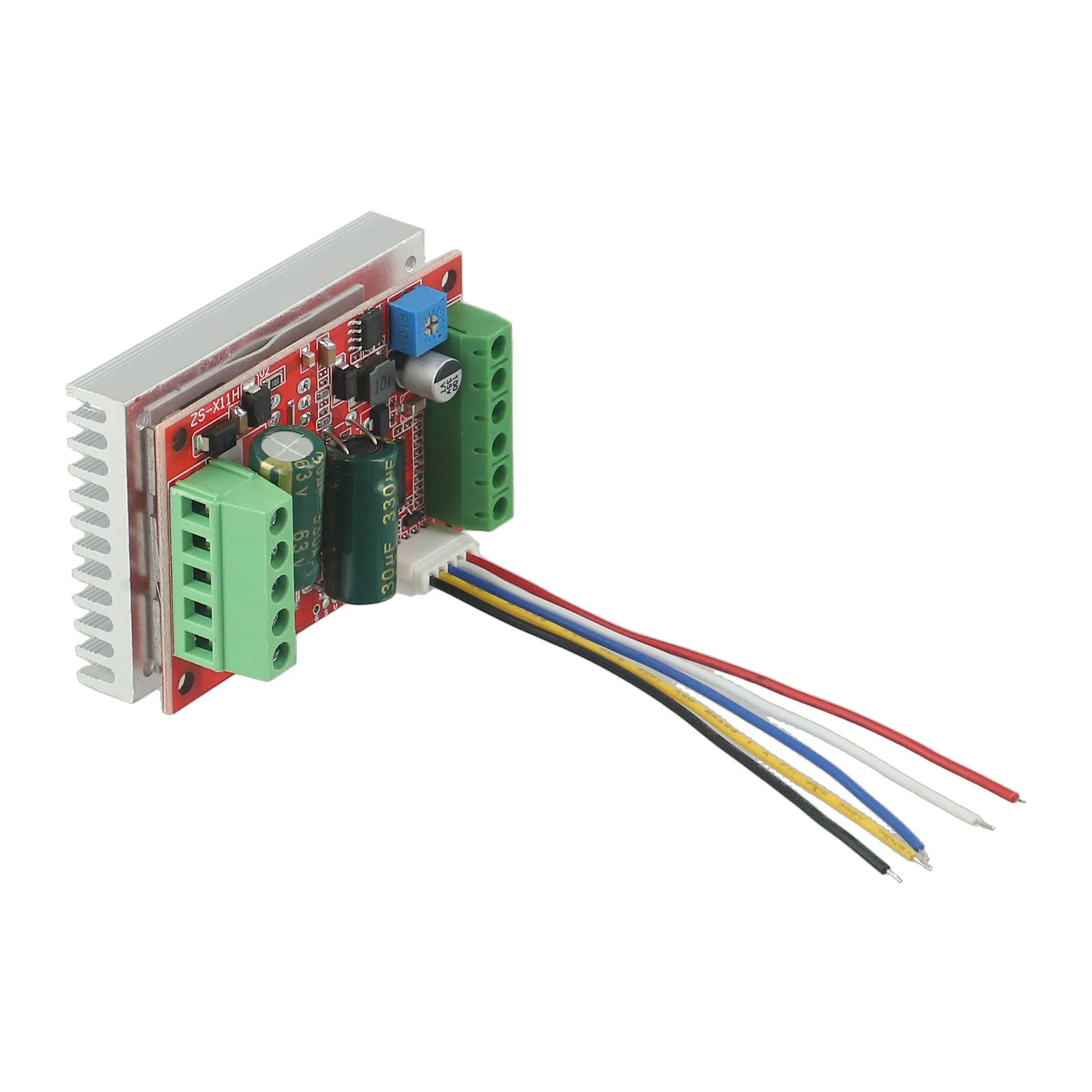 12V 24V 48V BLDC 6-60V 450W Three-phase Brushless Motor Controller Driver Board ZS-X11D1 Working  9-60V Power Supply