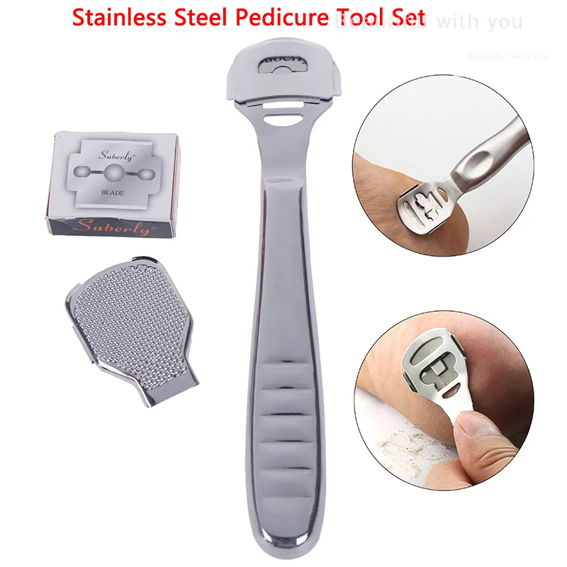Harte abgestorbene Haut Rasierer Nagelhautschneider Entferner Pedikürefeile Fußpflege Kalluswerkzeug