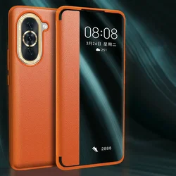 For Huawei Nova 10 Pro 11 12 13 9 SE 12S Flip Case Skin Leather Window Book Full Cover For Huawei Nova 12 10 11 Ultra Phone Bags