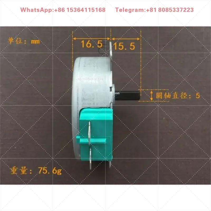 Claw Pole Permanent Magnet Synchronous Motor AC 3W CW 4.2-5rpm Low Speed Rotary Drive Motor Automation Equipment