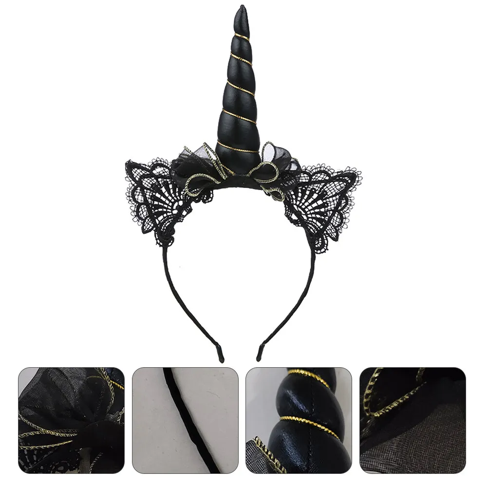 Unicorn Cat Ear Hairband for Women – Soft Comfortable Headband for Party, Festival, Photo Shoot & Fashion