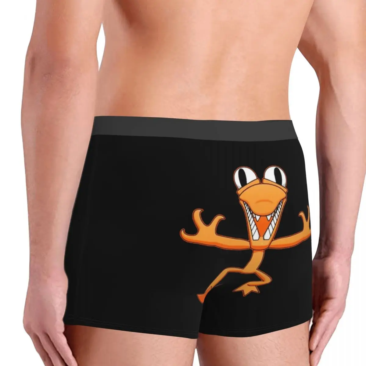 Cuecas boxer shorts laranja arco-íris amigo calcinha masculina respirável roupa interior para homme homem namorado presente
