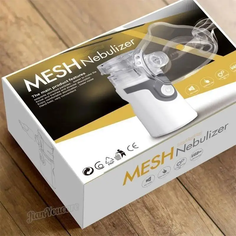 Nova handheld portátil inalador nebulizador malha atomizador silencioso usb autoclean nebulizador adulto automizador inalador para crianças