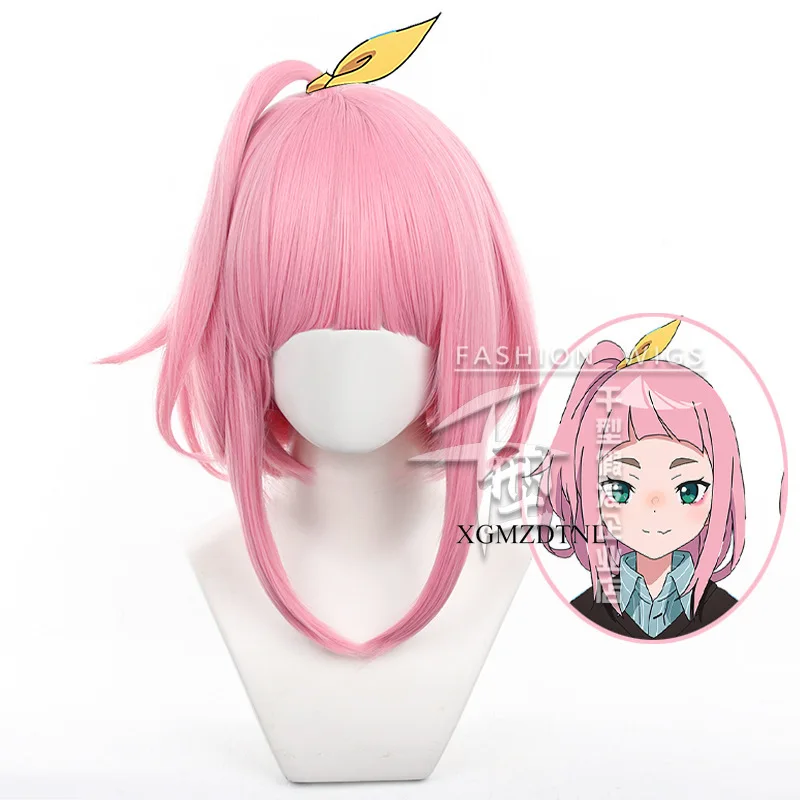 Anime meduse non può nuotare nella notte JELEE Girl Group Cosplay Costume parrucca Halloween gioco di ruolo puntelli Kawaii viola/rosa capelli