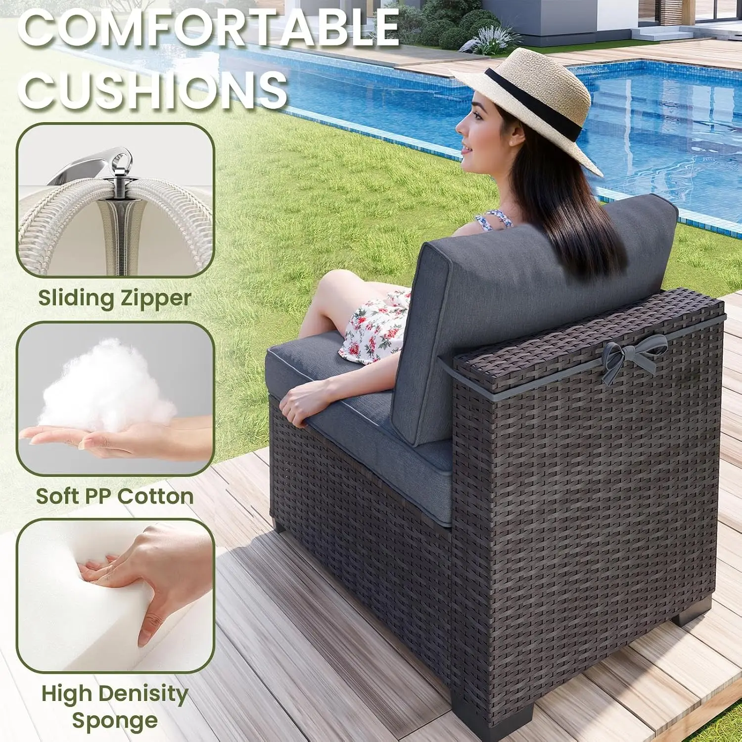 7-Piece Outdoor Patio Furniture Set 3