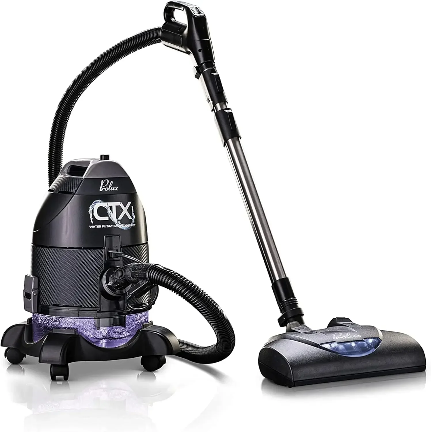 Prolux CTX Canister Vacuum & Air Purifier, Bagless Wet-Dry Vacuum with Water Filtration, Advanced Air Cleaning Technolog