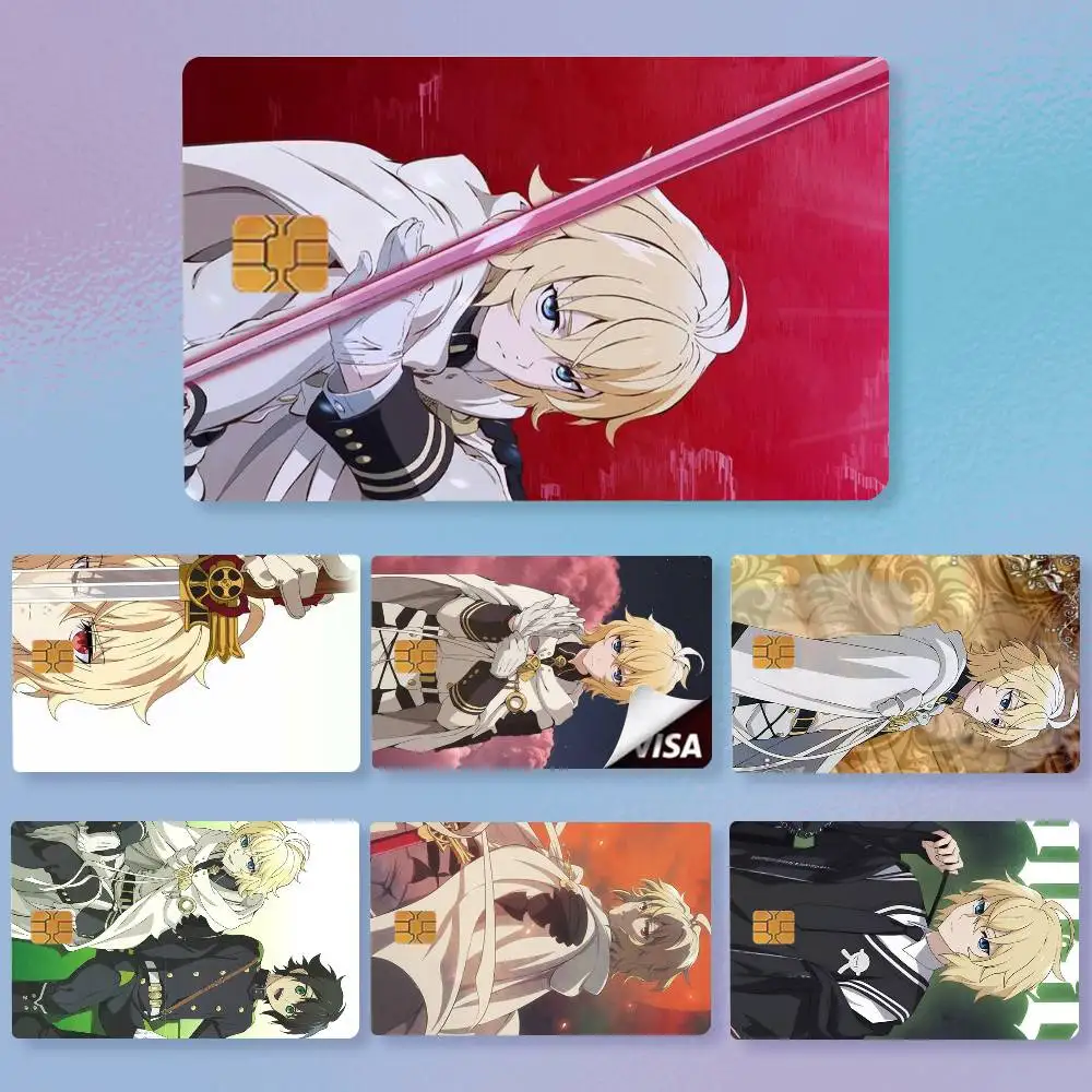 Seraph of the End  Credit Card HD Stickers Premium matte film effectively prevents fingerprints and daily abrasion.