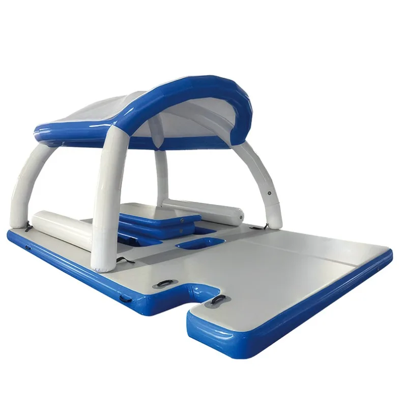 

2026 Water Inflatable Floating Platform Bed for Sea Leisure Cushion for Water Shade Exhibition Tent for Pool Beach Lake