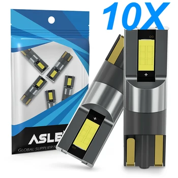 LED 캔버스 번호판 전구 CSP 3570 2SMD 자동차 사이드 마커, 주차 폭, 실내 돔 라이트, 독서 램프, 10x194 168 T10, W5W