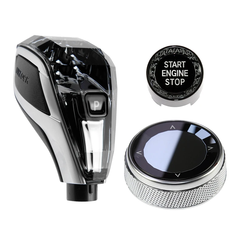 Crystal three-piece series Gear Shift Knob for BMW X4/X5/X6 G Chassis G02 G05 G06 Car Interior Accessories