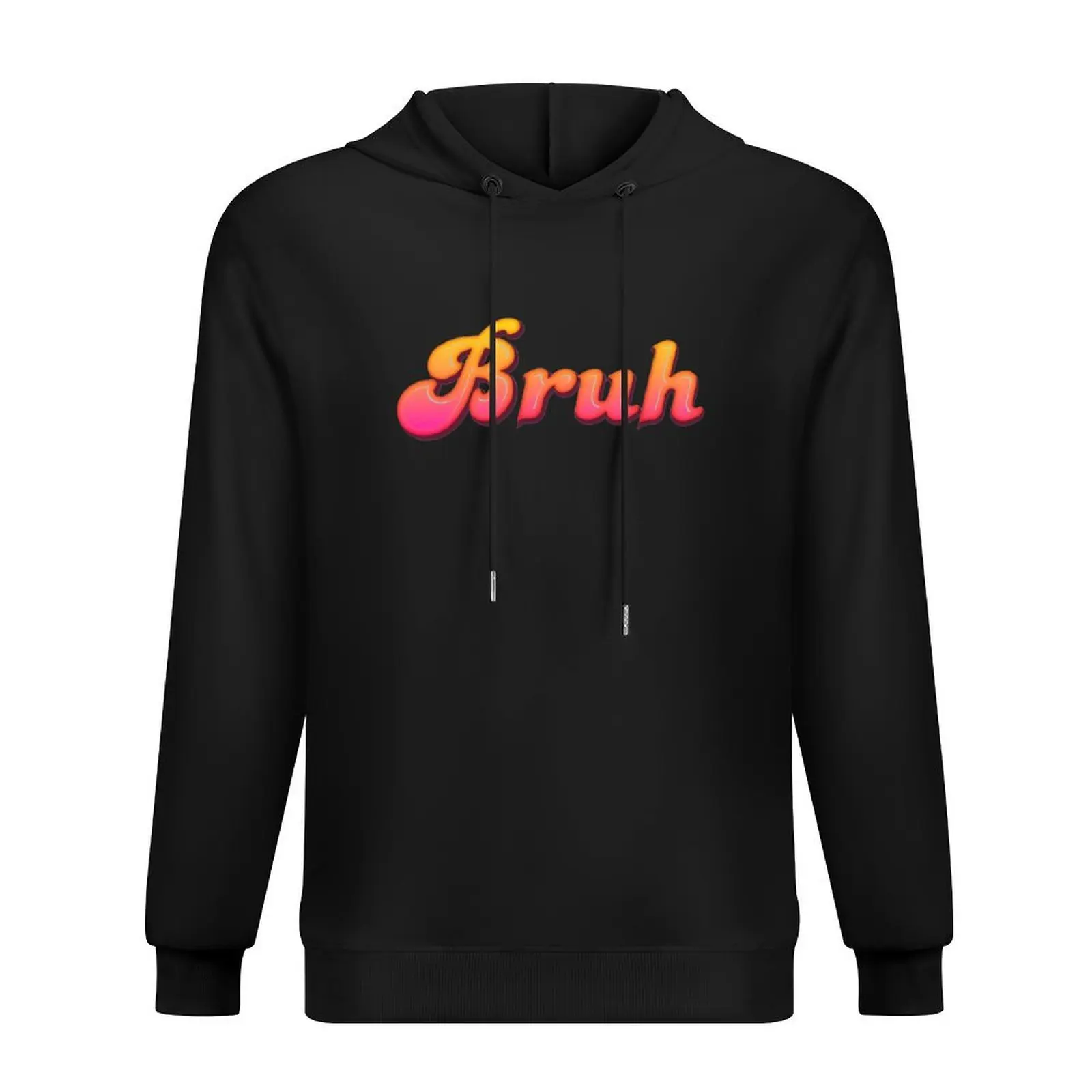 Bruh هوديي ملابس رجالي جرافيك تي شيرت رجالي ملابس رجالية معطف رجالي كبير الحجم هوديي