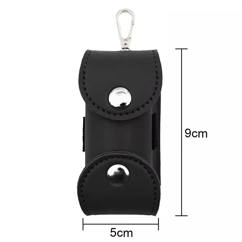 Golf Ball Bags Mini Ball Storage Bags PU Leather Hang On Waist Golf Ball Bag Pouch With Metal Buckle Golf Belt Ball Bags