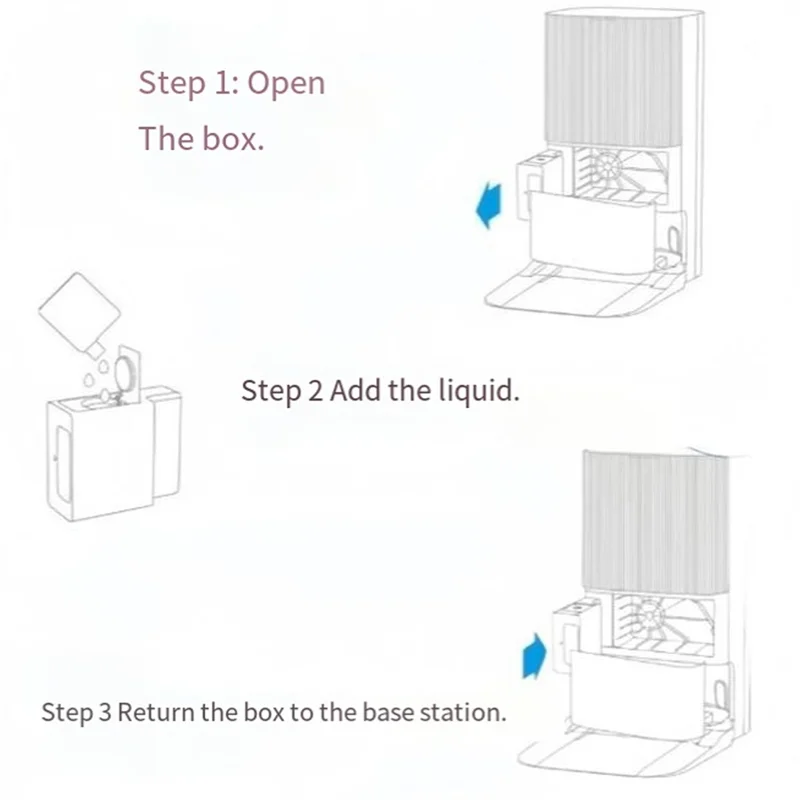 For Dreame X40 Ultra / X30 Ultra / L10s Pro Ultra Replacement Parts Automatically Upper Lower Water Adds Cleaning Fluid Module