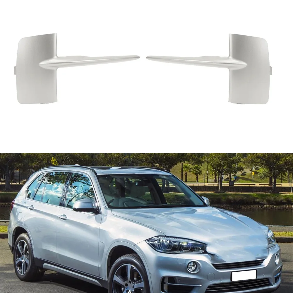 Front Bumper Grille Trim Molding For BMW X5 F15 F85 2014-2018 51117303113 51117303114 Plastic Direct Replace Car Exterior Access