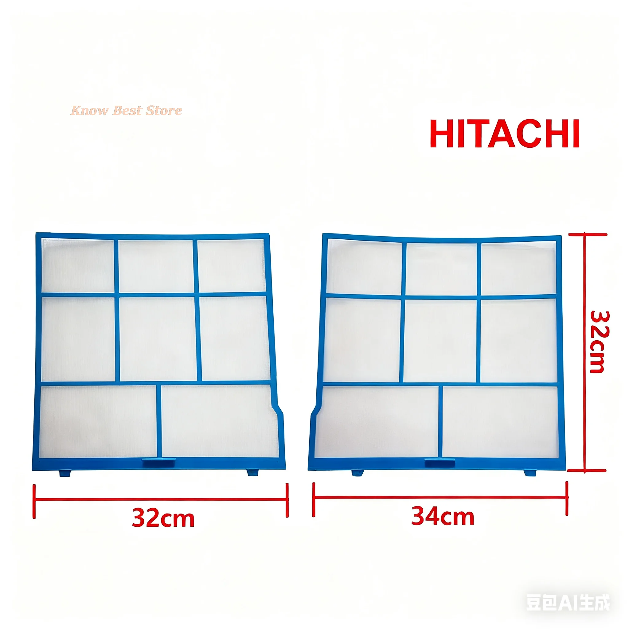 Customized Air Conditioner Filter Sets for Hitachi Various Models (1p/1.5p/2P) Old Machine Custom Home Appliance Parts