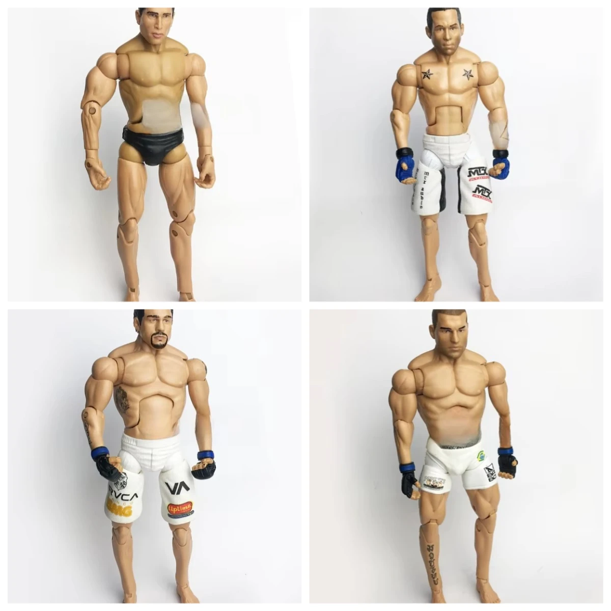 7-Inch JAKKS Posable Action Figure Wrestling Ring Fighter Multiple Sles Available Collectible Toy Statues for Ages 6+