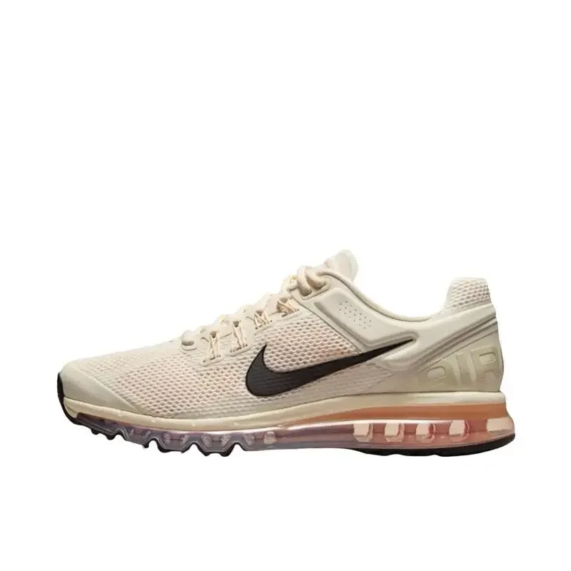 

Мужские и женские кроссовки Nike Air Max 2013, тканевая подушка, удобные, дышащие, противоскользящие, прочные, серые, унисекс в стиле ретро
