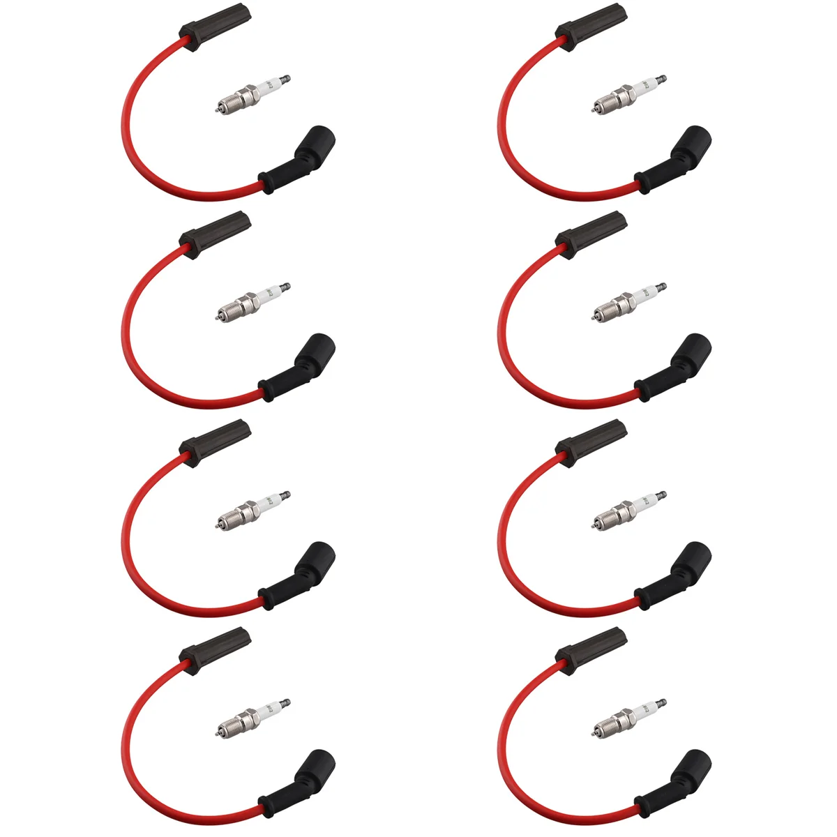 

8X Spark Plug & 8X Ignition Wires for 5.3L 6.0L V8 9748HH