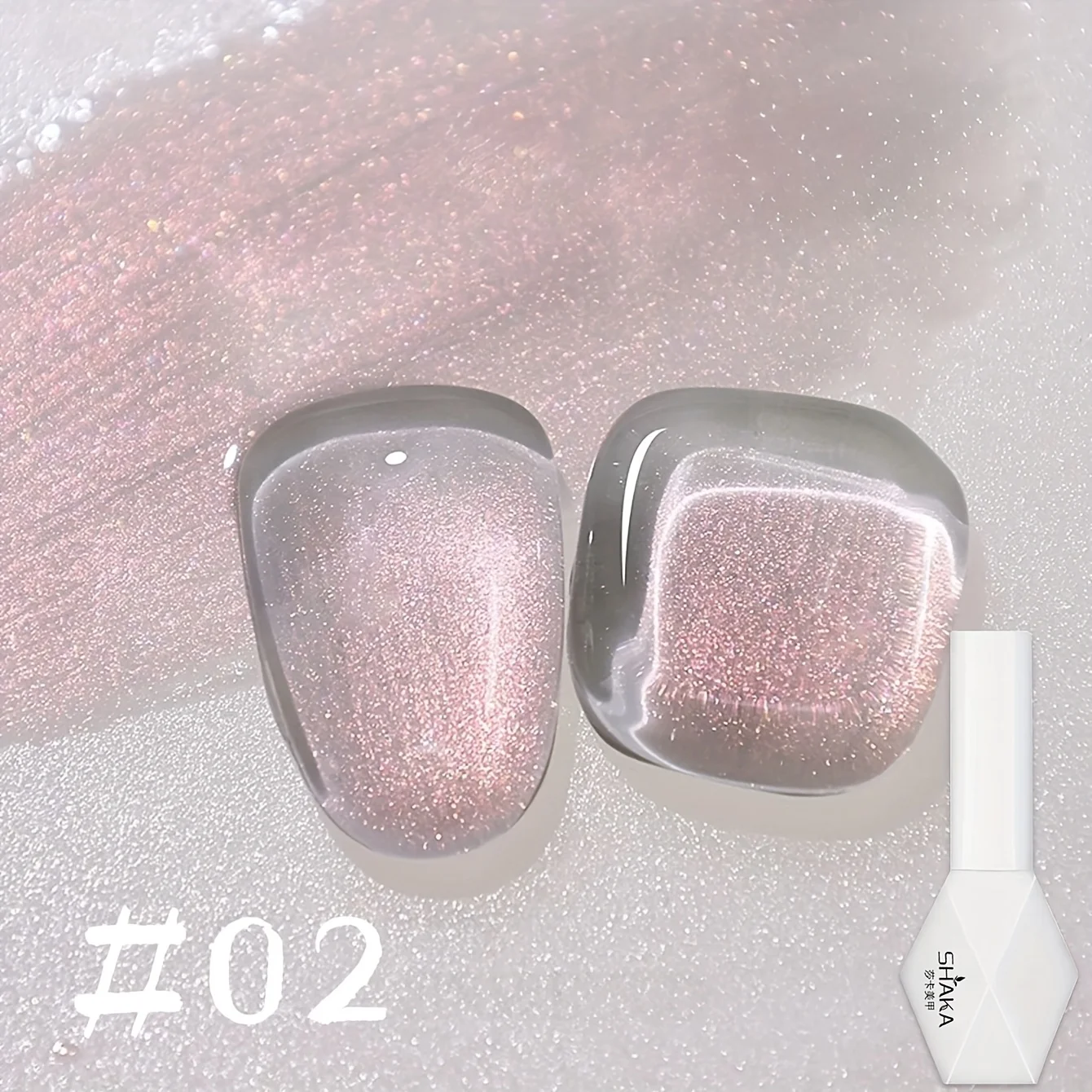 

1 шт. SHAKA Весенне-осенний гель-лак для ногтей с эффектом сияния, новинка 2026 года, тонкие оттенки розового, синего и фиолетового, для нейл-арта, товары для маникюра