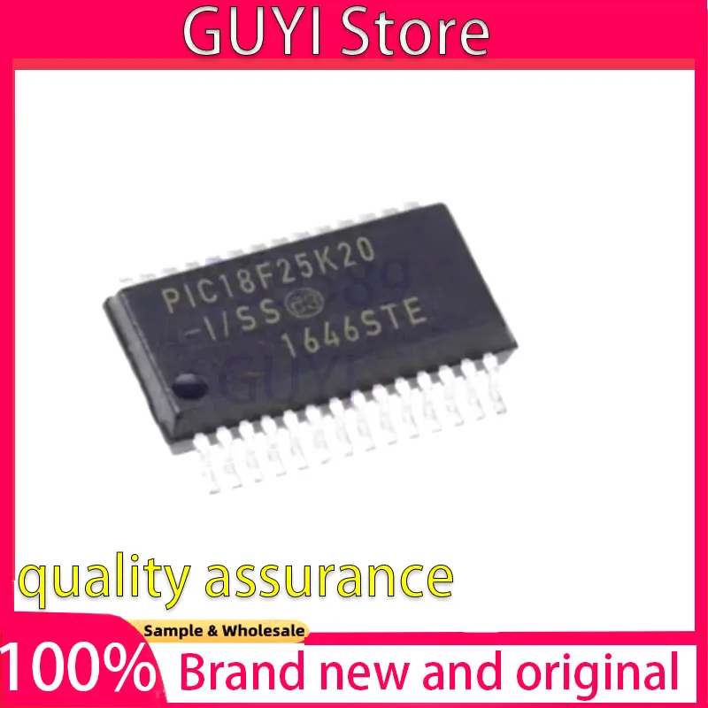 10pcs/lot PIC18F25K20-I/SS PIC18F25K20 MCU 8BIT 32KB FLASH SSOP28 IC