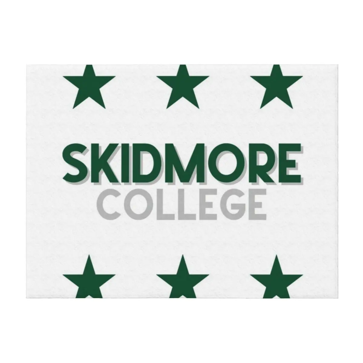 

Skidmore College Throw Blanket wednesday Single Flannels Thermals For Travel Blankets