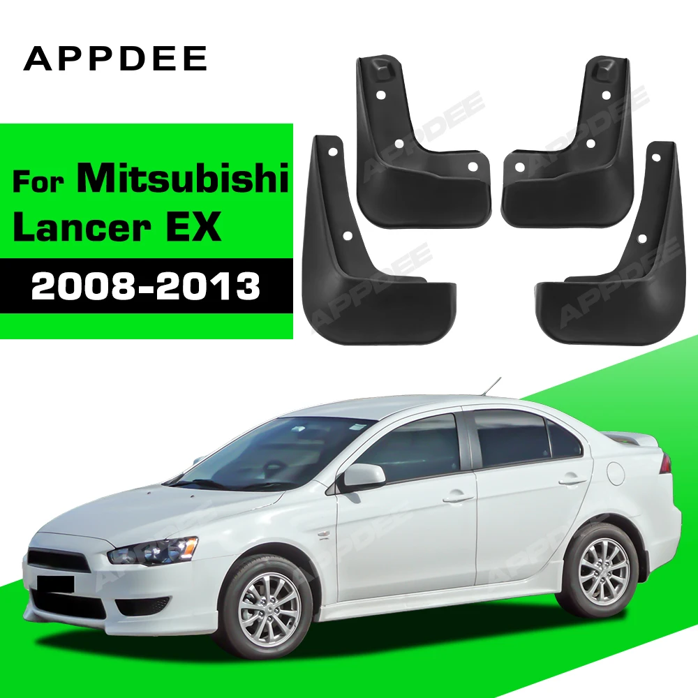 For Mitsubishi Lancer EX 2008 2009 2010 2011 2012 2013 Fender Mudflaps Splash Guards Mudguards Mud Flaps car Accessories
