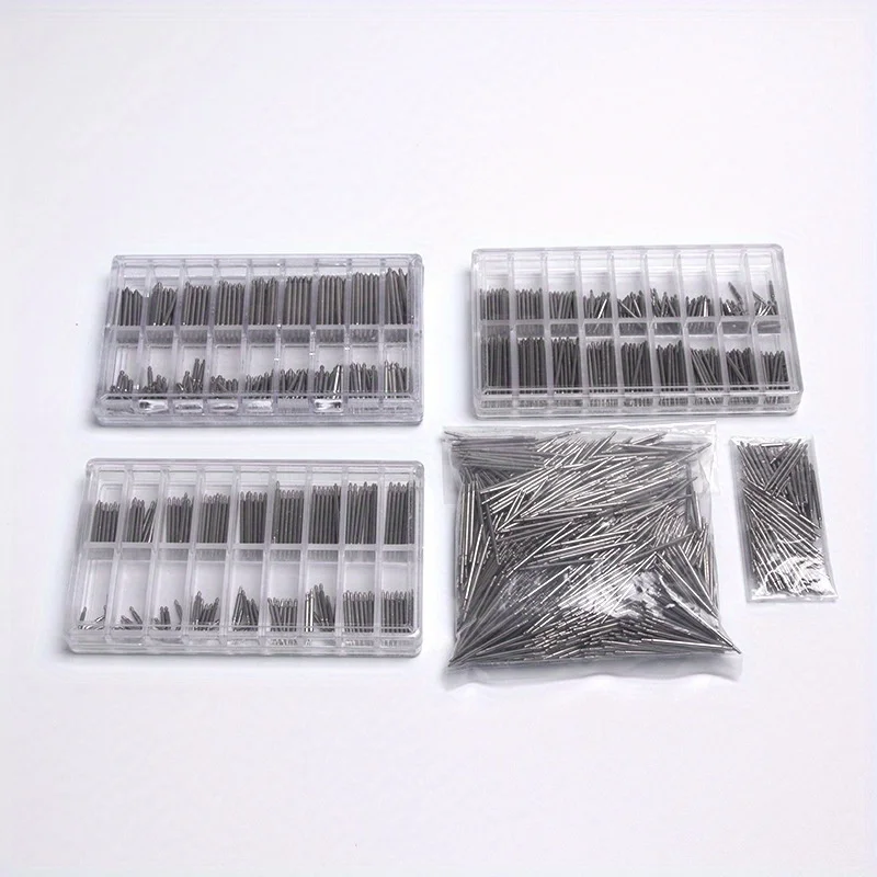 360 قطعة دبابيس الساعات الربيع القضبان الفرقة حزام رابط 8-25 مللي متر مزيل مجموعة طقم تصليح الفولاذ طقم تصليح طقم أدوات