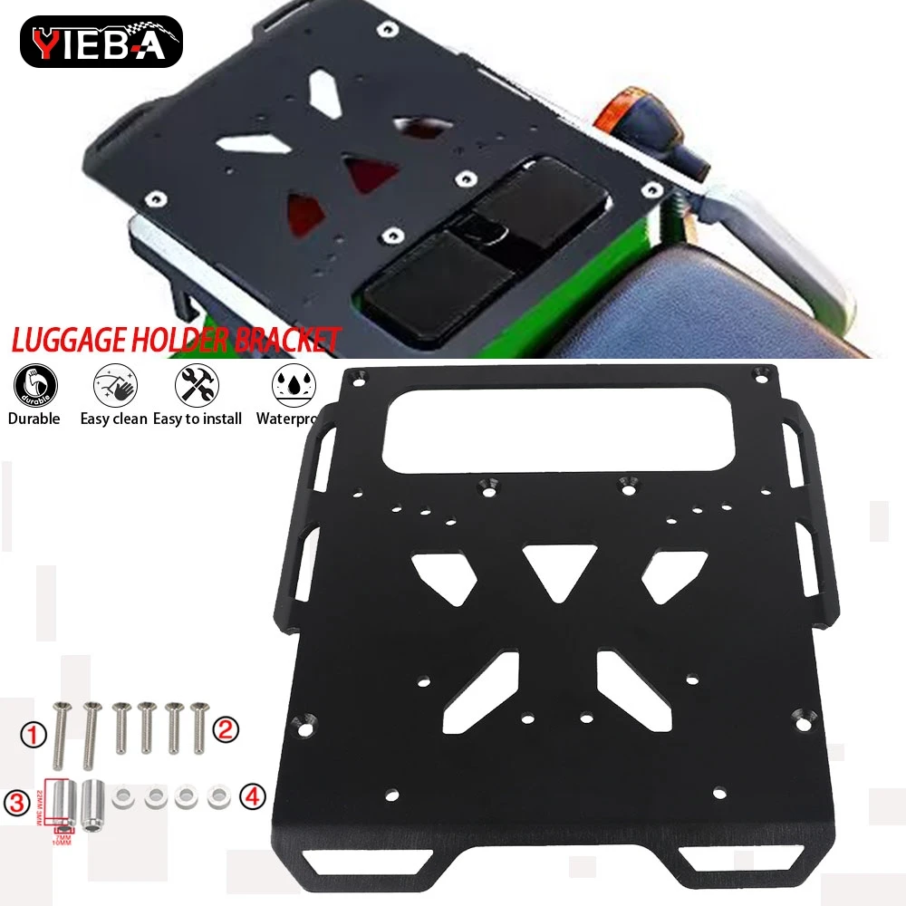 

Motorcycle Rear Luggage Rack Cargo Rack Support Shelf Holder For Kawasaki KLR650 KLR650E KLR 650 E 2008-2018 2017 2016 2015 2014