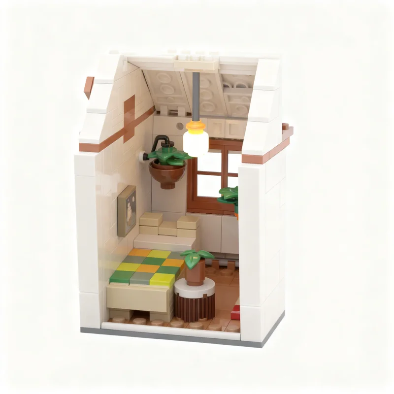 2007pcs MOC Animal Crossing Vi - огляд і ціна Art Craft Village