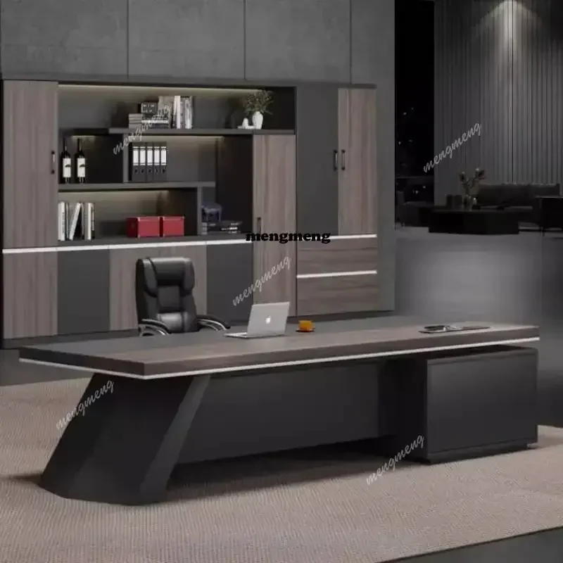 

F182 Storage Designer Office Desks Simple Vintage Modern Drawers Office Desks Corner Luxury Cheap Schreibtisch Small Spaces Furn