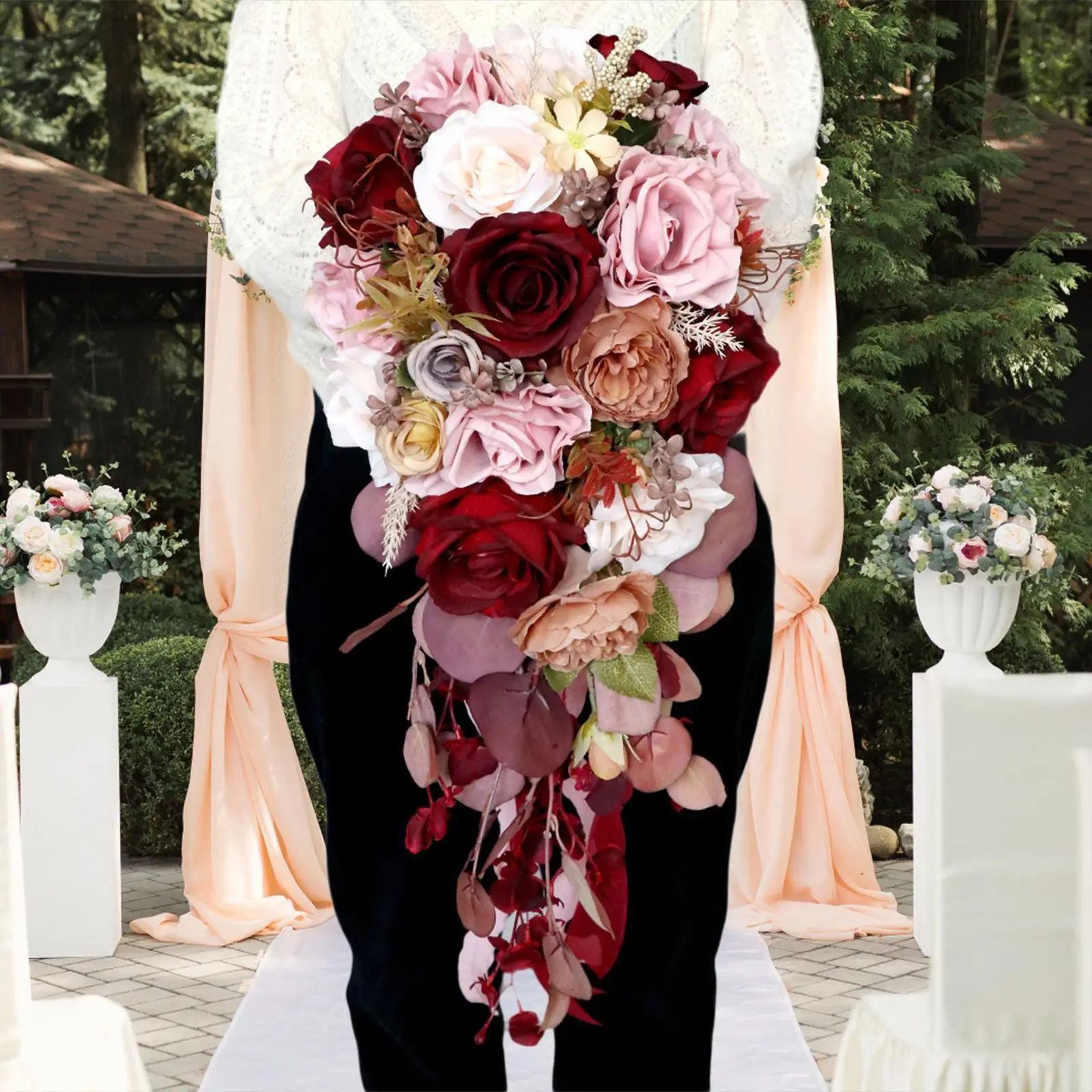 花嫁のためのウェディングブーケ、造花、卒業式の花嫁のためのブーケ