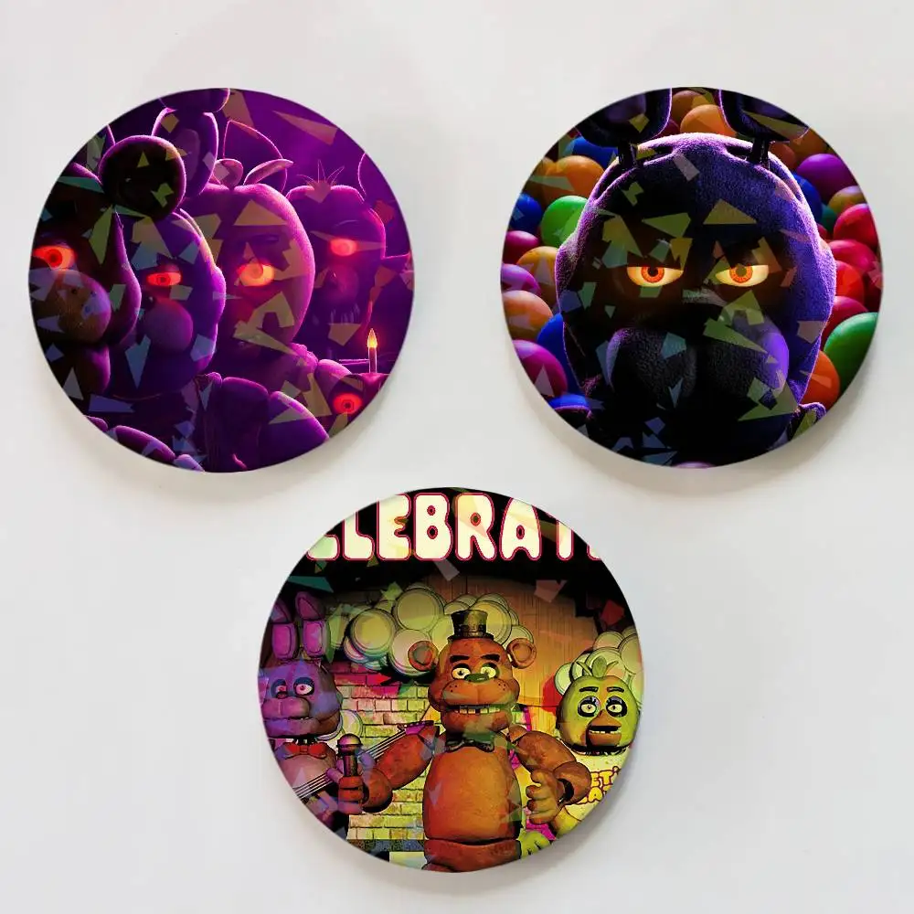 الكرتون F-FiVE N-NiGhtS في F-FReDY-Y شارة مستديرة دبابيس التلبيب لحقائب الظهر حقيبة الليزر بروش الملابس الهدايا #2