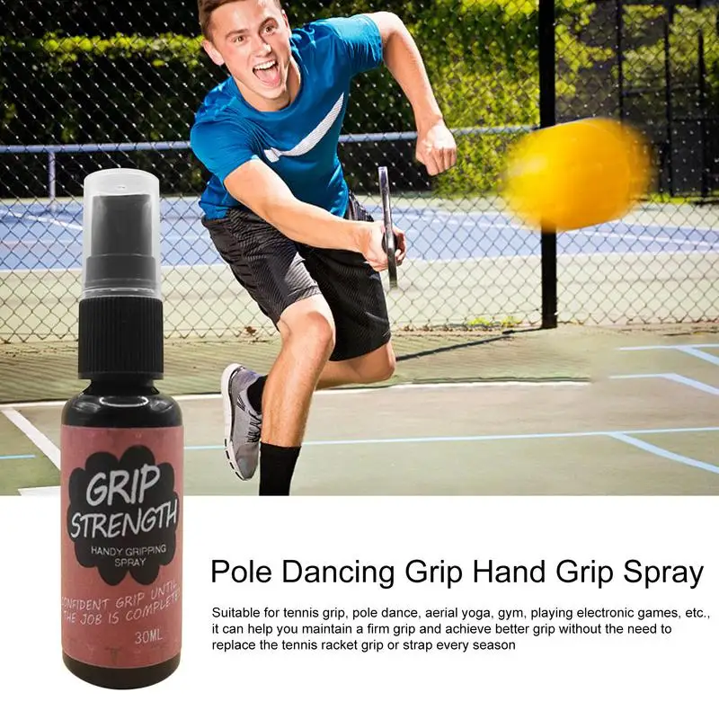 30ml Pole Dancing Grip Spray Goalkeeper Glove Tackifier Spray Anti-slip Sticky Grip Spray For Football Tennis Golf Weightlifting