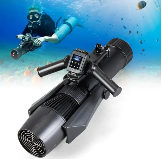 

Underwater Water Scooter with 500W Motor 30m Depth Waterproof Propeller for Swimming Diving