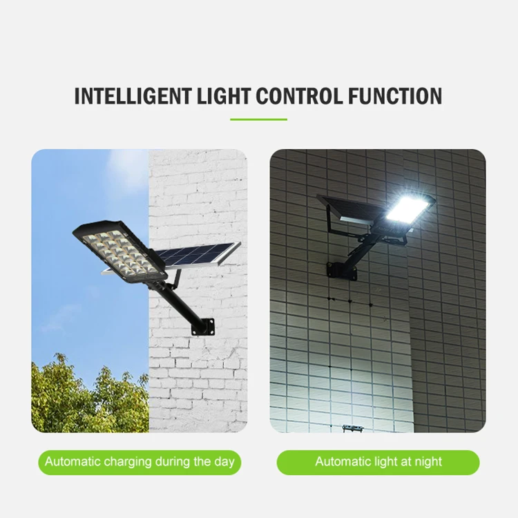 Aluminium Waterproof Ip66 Outdoor Wall Mount 50w 80w 100w 150w 200w 300w Solar Garden LED Light 3