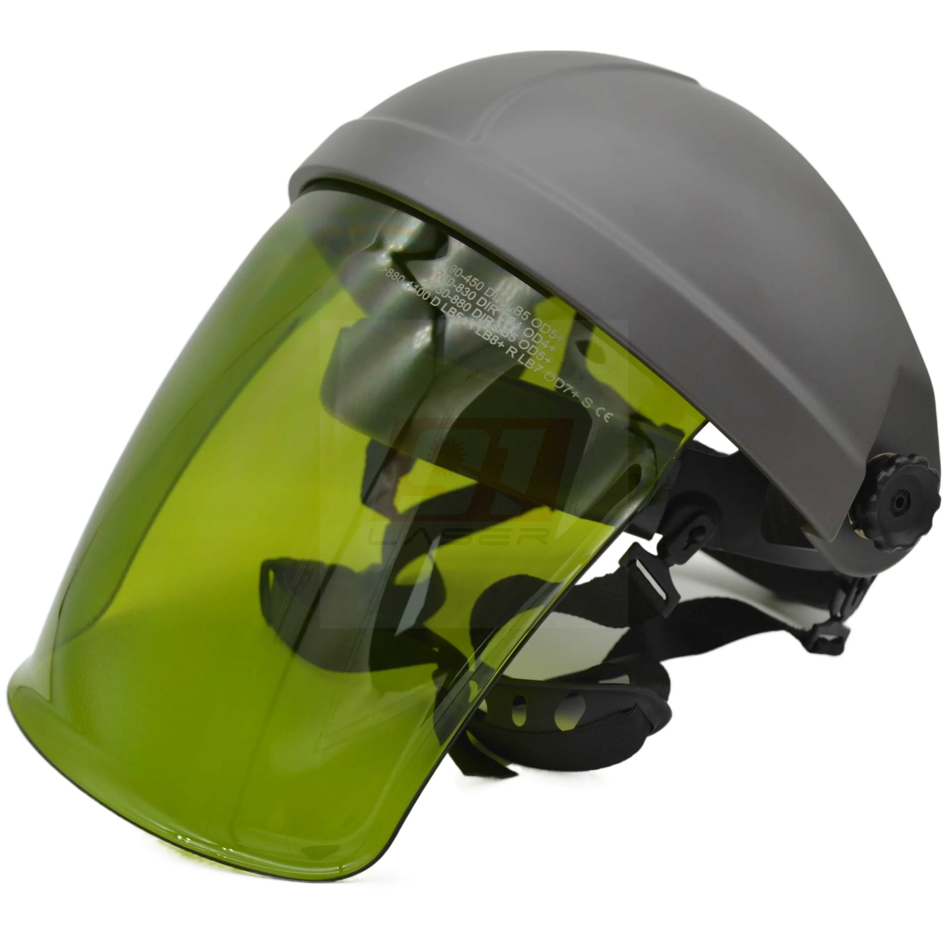 OD7+ Laser Safety Face Shields For 190-450nm and 750-1100nm  808nm OD7, 1064nm OD10 With Hand bag , Hard Box, Paper Manual