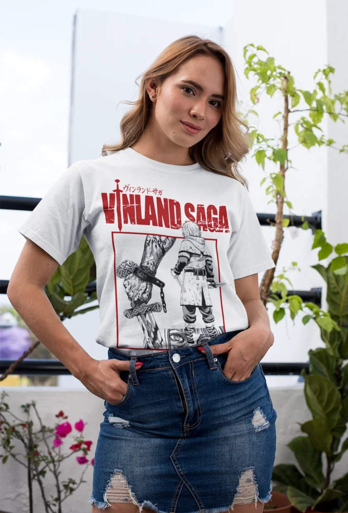 New Vinland Saga T-shirt Thorfinn Shirt Japanese Shonen Viking Saga