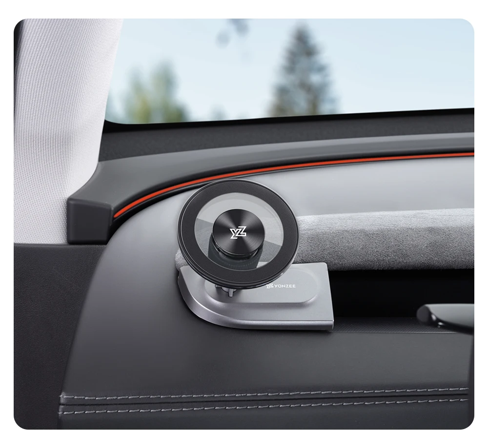 YZ Für Tesla Model 3 Y YL Highland Juniper 2024-2026 Magnetische 360-Grad-Handyhalterung für Lüftungsschlitze, Rutschfest, für iPhone 17 16 MagSafe – Detail 16